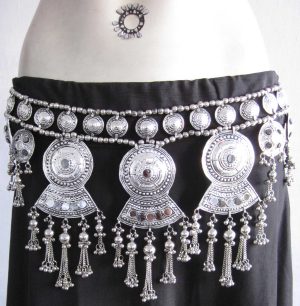 Costume Indian Gypsy Banjara Heavy Waist Chain Kamarband bt548