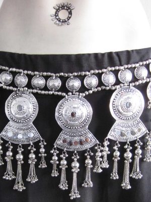 Costume Indian Gypsy Banjara Heavy Waist Chain Kamarband bt548