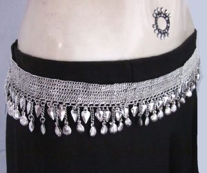 Latest Design Stylish Oxidized Silver Kamarband for Girls & Women bt631