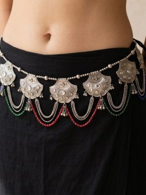 BELT Tribal Belly dance Dancing Kuchi Gypsy HIP SCARF bt739