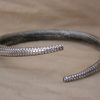Tribal Banjara Cuff Silver Oxidized Metal Armlet cf23