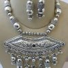 COSTUME JEWELRY Fancy Dress Necklace Earring Goth f1144