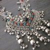 Tribal Silver Oxidized Wedding Necklace Pretty Fashion jewelry f1654