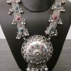 Tribal Silver Plated Jewelry Ethnic Necklace Belly Dance Indian f1655