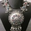 Tribal Silver Plated Jewelry Ethnic Necklace Belly Dance Indian f1655
