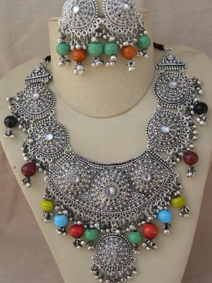 Navratri Necklace | Garba Set | Festival Jewelry | Fancy Dress | f536