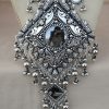 Tribal German Silver Oxidized Long Chain Pendent Necklace f609