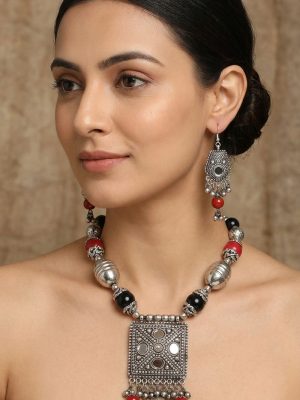 f754 Fashion Statement Boho Hippie Festival Banjara Kuchi Necklace f754