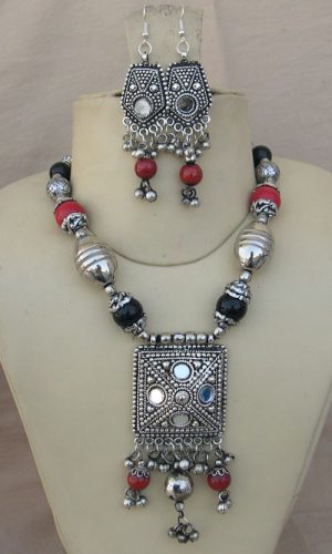 f754 Fashion Statement Boho Hippie Festival Banjara Kuchi Necklace f754