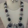 Rabari Dress Banjara Vintage Necklace Earrings Set f755