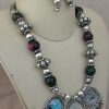 Rabari Dress Banjara Vintage Necklace Earrings Set f755