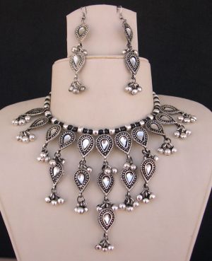 kr71_1 Ethnic Handmade Tribal JEWELRY Necklace Earring Gothic kr71
