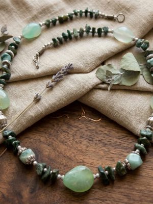 Stone Long Mala Necklace nk218