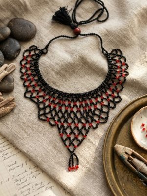 Unique Tassels Beaded Necklace Wedding party Womens nk319
