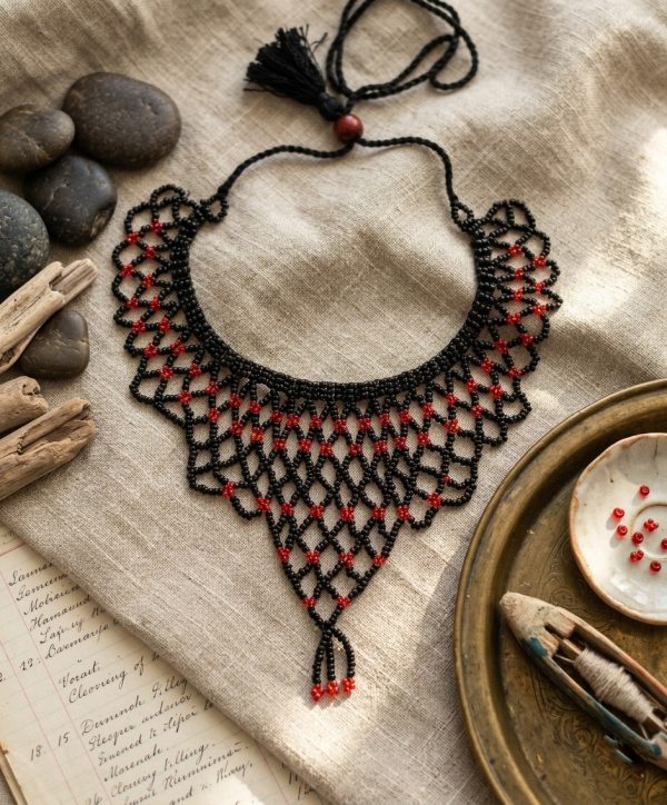 Unique Tassels Beaded Necklace Wedding party Womens nk319