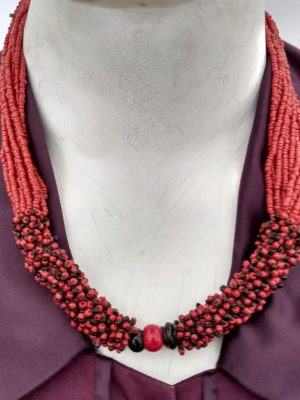 New Fashion Glass Bead Gift for Wife Anniversary Necklace nk320