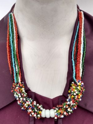 Garba Navratri Jewelry Sets for Women Glass Beaded Choker nk321