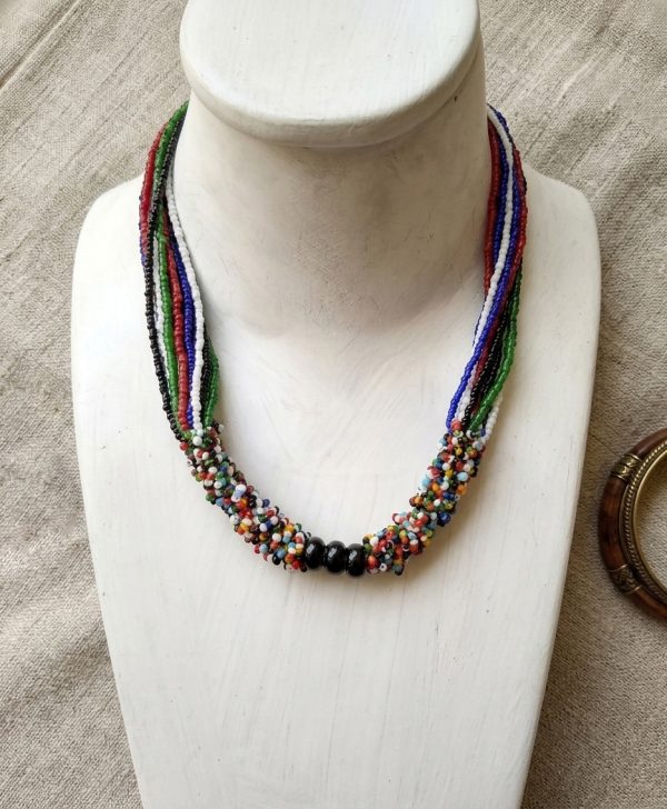 Designed a Rabari Kutchi work Jewellery Set for Navratri nk323