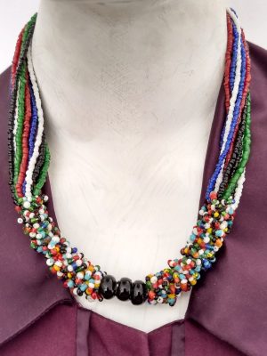 Designed a Rabari Kutchi work Jewellery Set for Navratri nk323