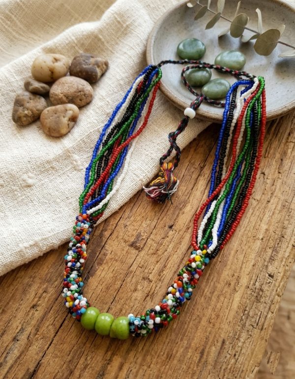 Women's Glass Bead Traditional Banjara Necklace nk326