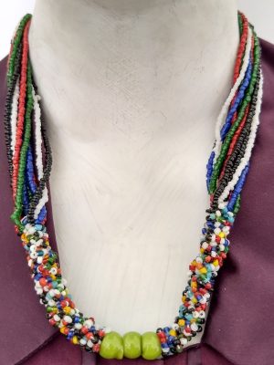 Women's Glass Bead Traditional Banjara Necklace nk326