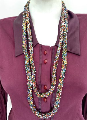 nk328 Glass Bead Jewelry Combo 2 Necklace Banjara nk328