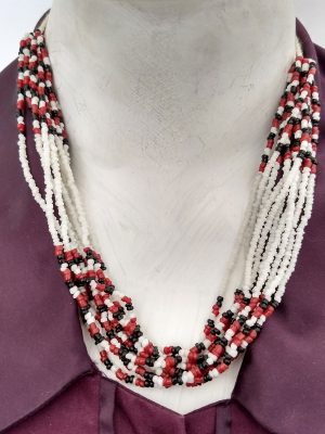 Glass Bead Jewelry NECKLACE Navratri Garba Dance Wedding nk330