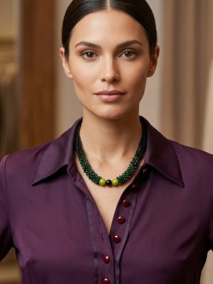 nk333 ETHNIC Banjara Bead NECKLACE Bridal Choker nk333