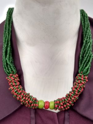 Handmade Glass Bead NECKLACE Girls Gujarati Garaba nk335