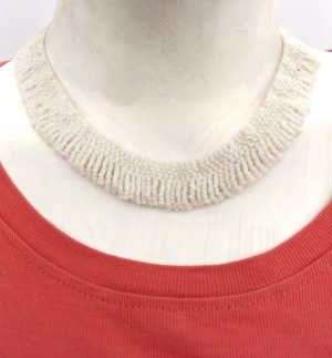 nk336 Bollywood Navratri White Color Necklace Choker nk336