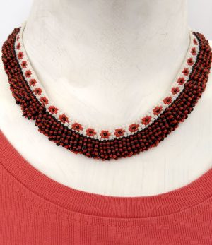 nk337 Festival Glass Beaded NECKLACE Jewelry Womens Gypsy Hippie nk337