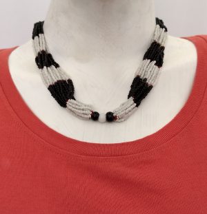 nk350 Fashion Jewelry Bohemia Tibetan Glass Beaded Necklace for Girls nk350