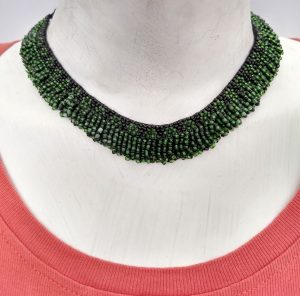 Choker Handcrafted Ethnic Indian Costume Glass Bead Jewelry nk351