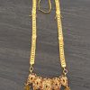 Gold Plated Chain Necklace nk354
