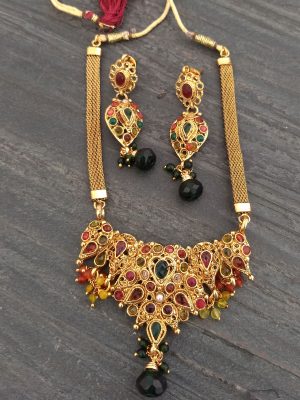 Gold Plated Chain Necklace nk357