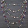 Bollywood Saree 5 Layered Long Boho Necklace nk397