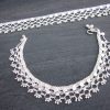 Silver Plated Brass Anklet w212_1