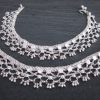 Silver Plated Brass Anklet w212_1