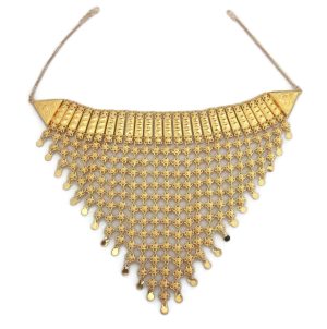 w369_1 Golden Rajwadi Necklace w369
