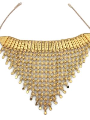 Golden Rajwadi Necklace w369