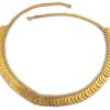 Golden Rajwadi Coin Necklace w372