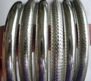 Silver Bracelets Womens 2.6 Banjara Bridal Wedding 6 Pcs Bangle set y136