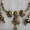 y16 Stylish Navratri Special Necklace Jewellery Set With Earrings Set For Women y16