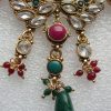 Bollywood Necklace Earring Kundan Set Jewelry Wedding y3818
