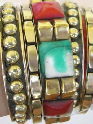 Handcrafted Ethnic Indian 2.6 Costume Jewelry BANGLE KANGAN y507