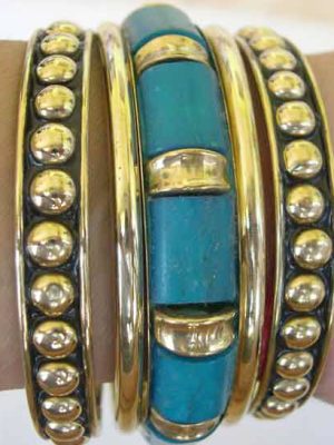 Bridal Bracelet Bollywood 2.6 Jewelry Banjara look 5 pcs set y508