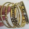 Gold Plate Bangle Navratri 2.8 Bollywood Garba Saree Womens y510