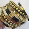 Women Bracelet & Bangles Golden Oxidised Set of 5 Pcs y541