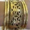 Bangle Bracelet Gold Oxidized Indian Bollywood Girls Fashion y547