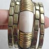 5 Pcs Gold Oxidized Bracelet Bangle Jewelry 2.8 India Saree Fashion y57